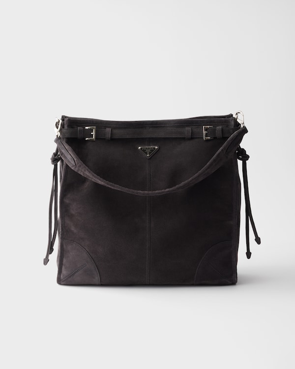 Prada Bonnie suede shoulder bag