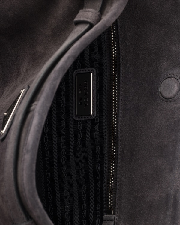 Prada Bonnie suede shoulder bag