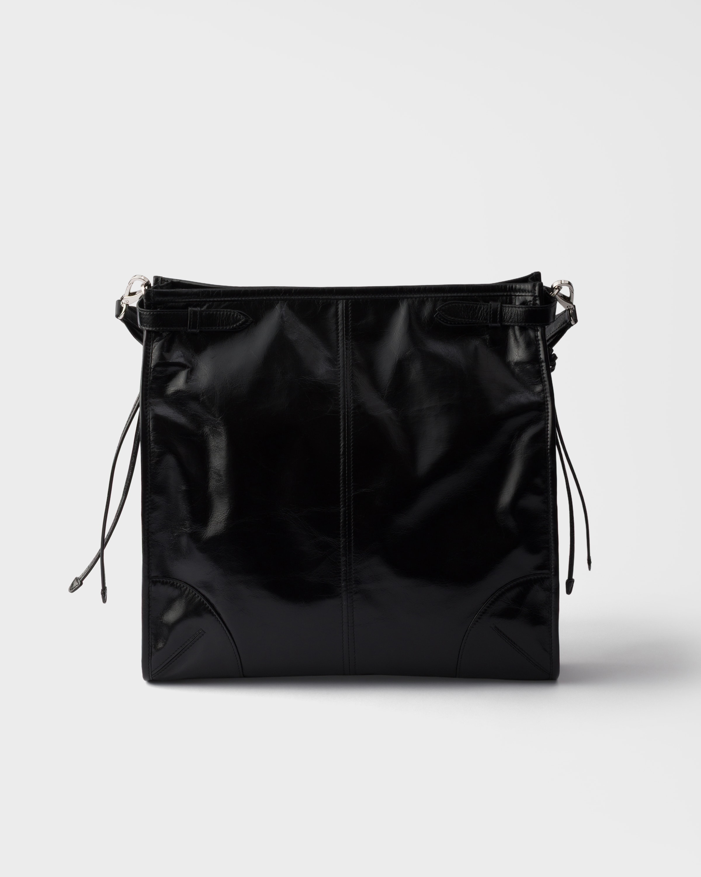 Black Prada Bonnie leather shoulder bag | PRADA - United States