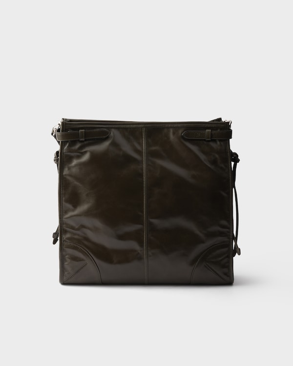 Prada Bonnie leather shoulder bag - Forest Prada Bonnie leather shoulder bag - Forest