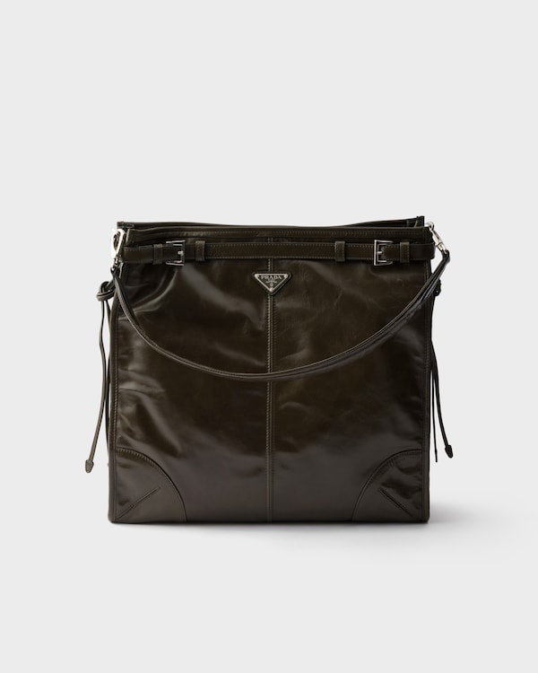 Prada Bonnie leather shoulder bag - Forest Prada Bonnie leather shoulder bag - Forest