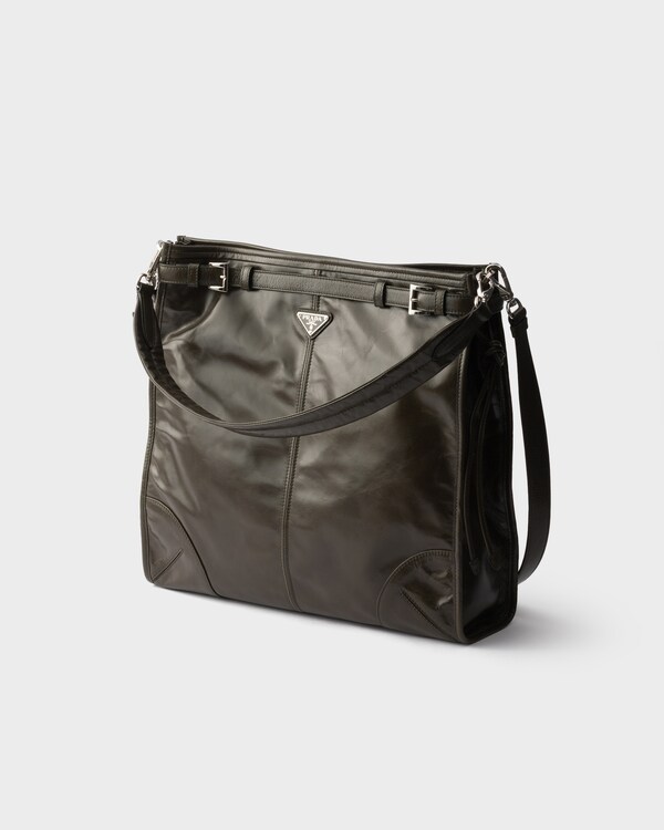 Prada Bonnie leather shoulder bag - Forest Prada Bonnie leather shoulder bag - Forest