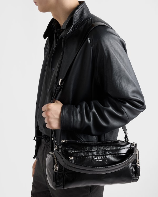 Leather shoulder bag - Black Leather shoulder bag - Black