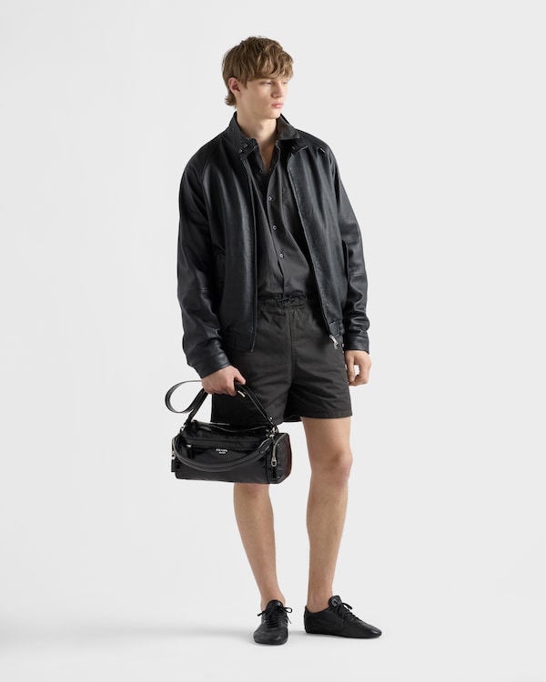 Leather shoulder bag - Black Leather shoulder bag - Black