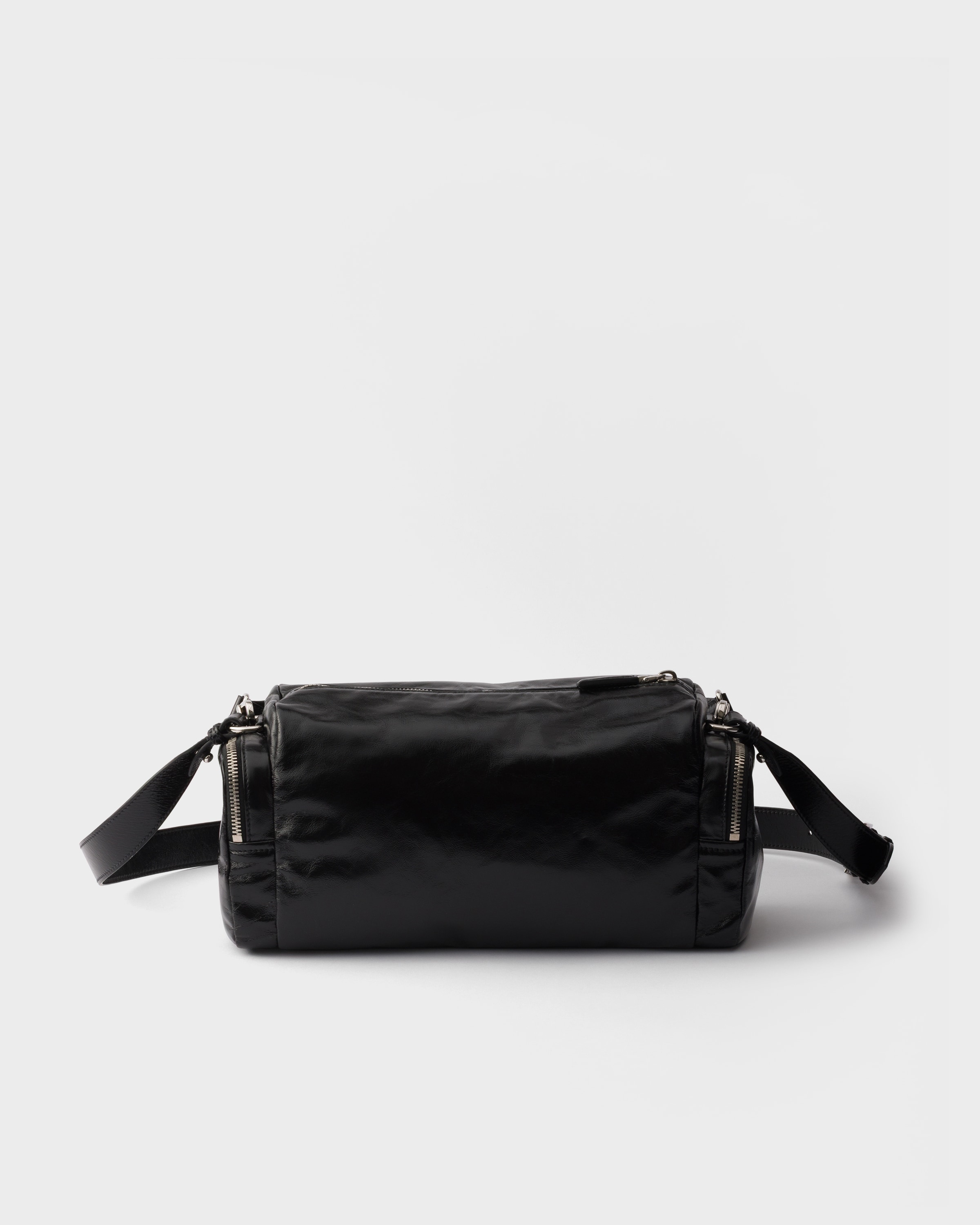 Black Leather shoulder bag | PRADA - Singapore