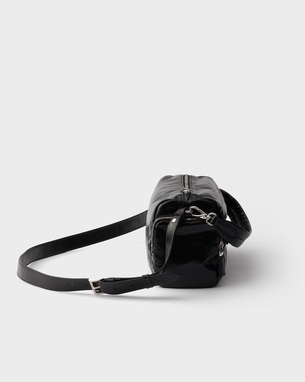 Leather shoulder bag - Black Leather shoulder bag - Black
