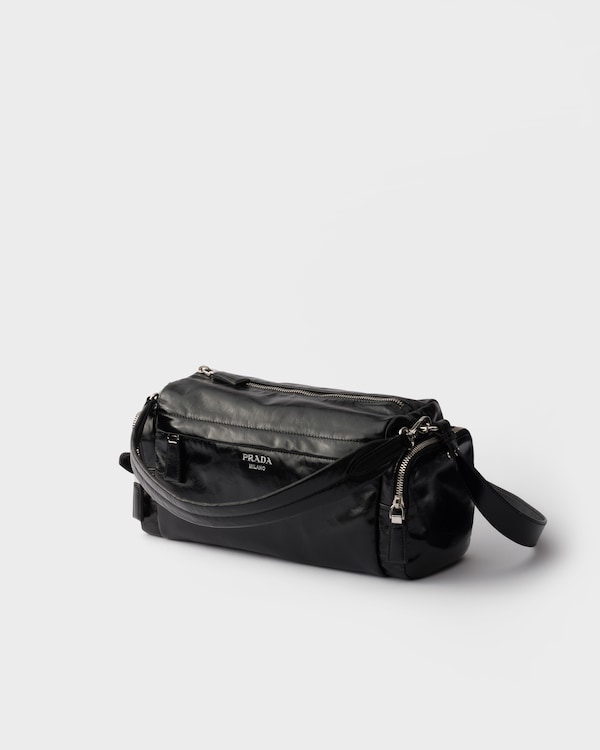 Leather shoulder bag - Black Leather shoulder bag - Black