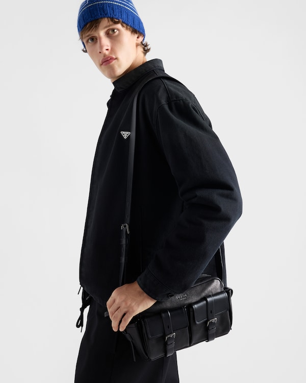 Prada Route leather shoulder bag - Black Prada Route leather shoulder bag - Black