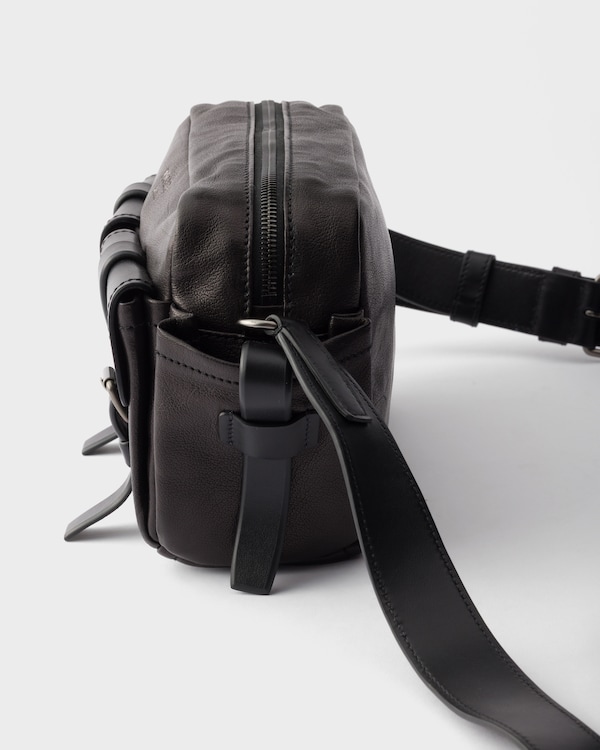 Prada Route leather shoulder bag - Black Prada Route leather shoulder bag - Black