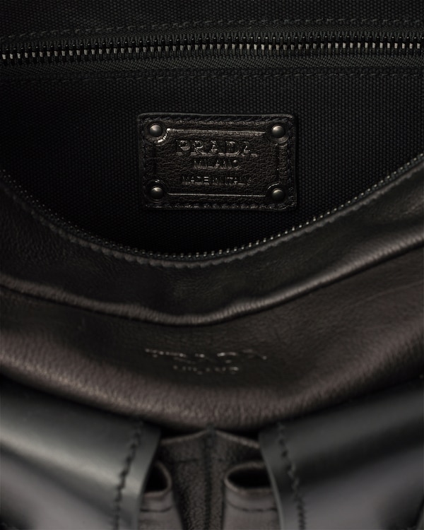 Prada Route leather shoulder bag - Black Prada Route leather shoulder bag - Black