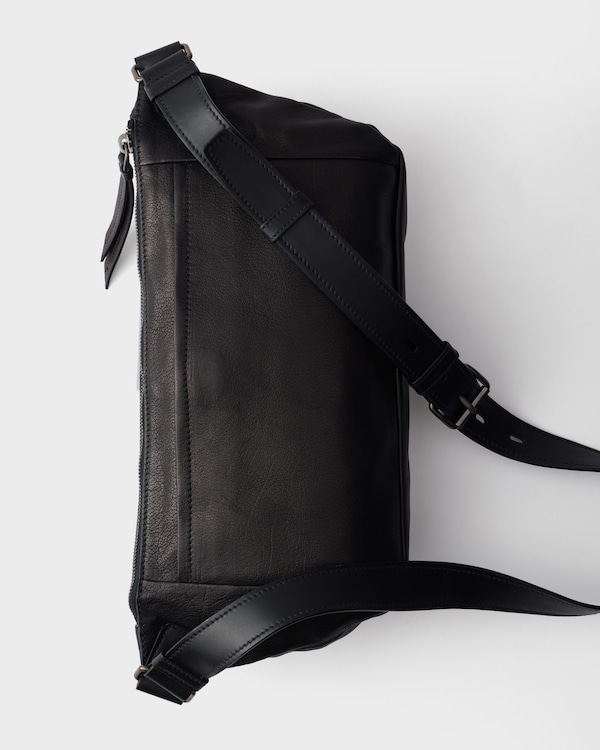 Prada Route leather shoulder bag - Black Prada Route leather shoulder bag - Black