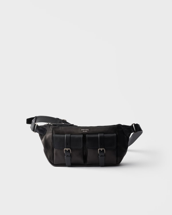 Prada Route leather shoulder bag - Black Prada Route leather shoulder bag - Black