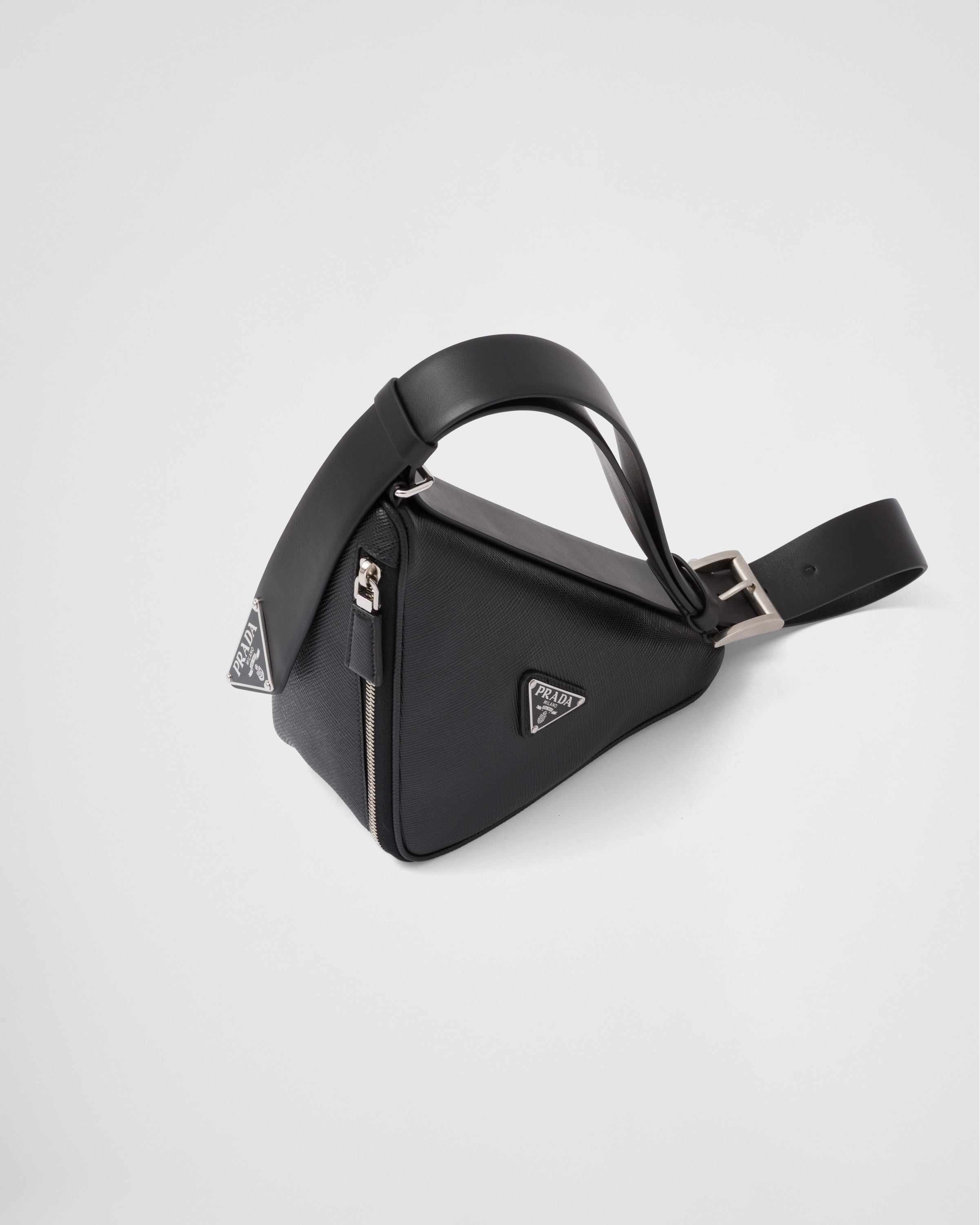 Black Saffiano leather belt bag | Prada