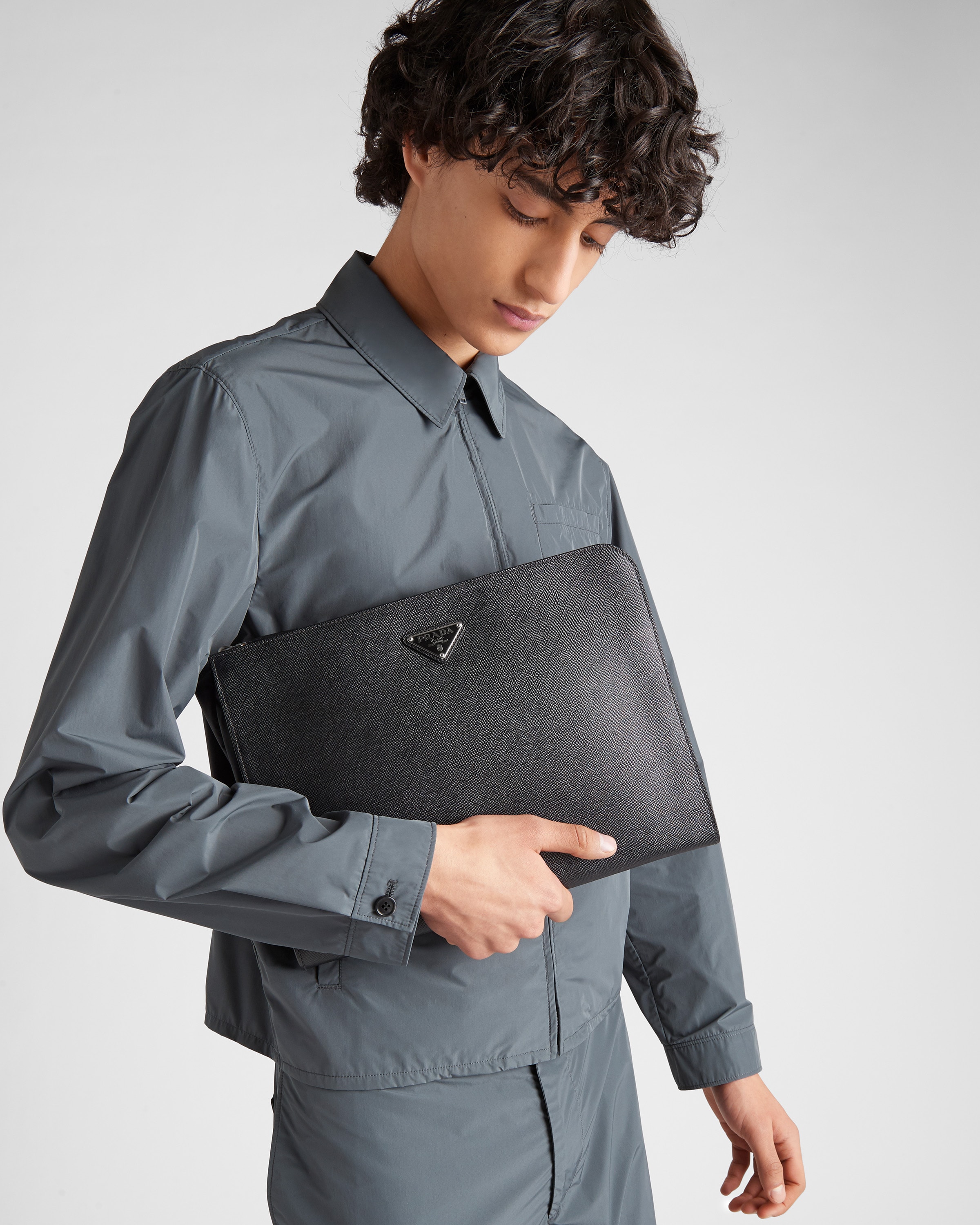 Prada mens clutch bag best sale