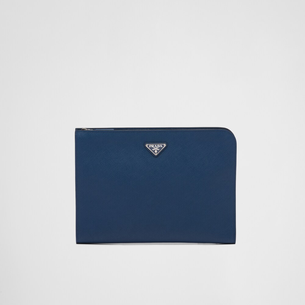 Prada Saffiano Leather Briefcase 1