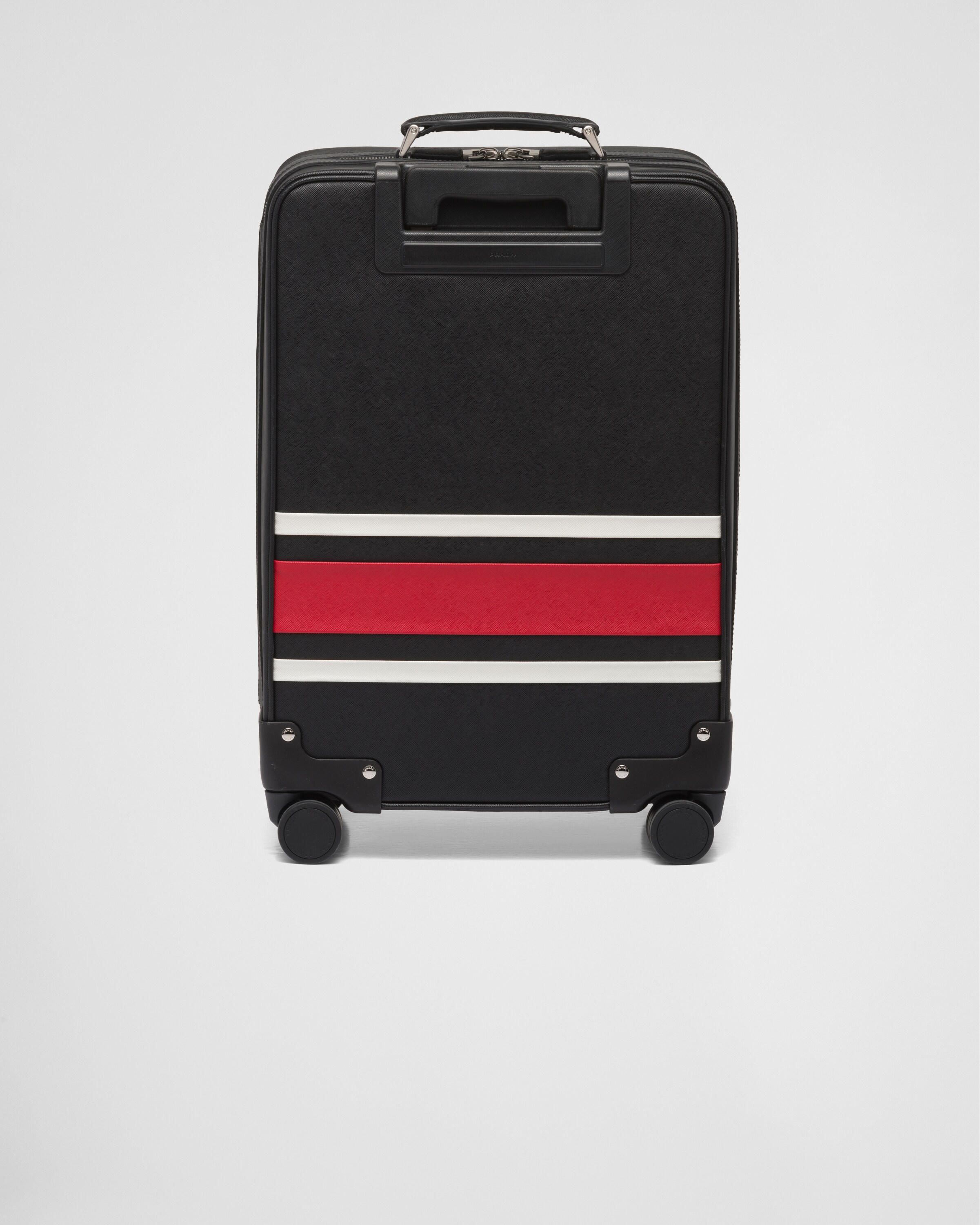 Prada carry on luggage with wheels 2025
