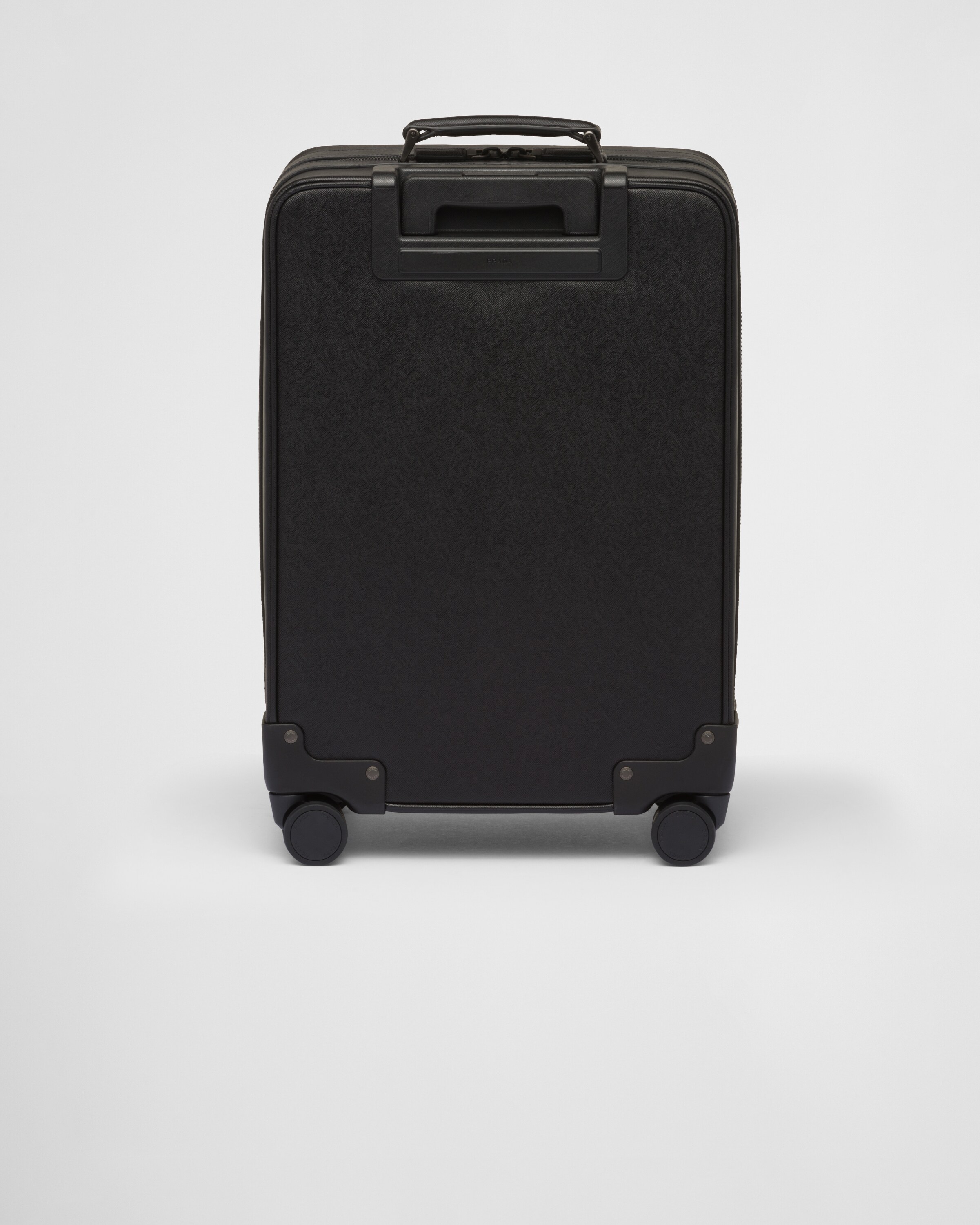 Black Saffiano Leather Trolley | PRADA Black Saffiano Leather Trolley | PRADA