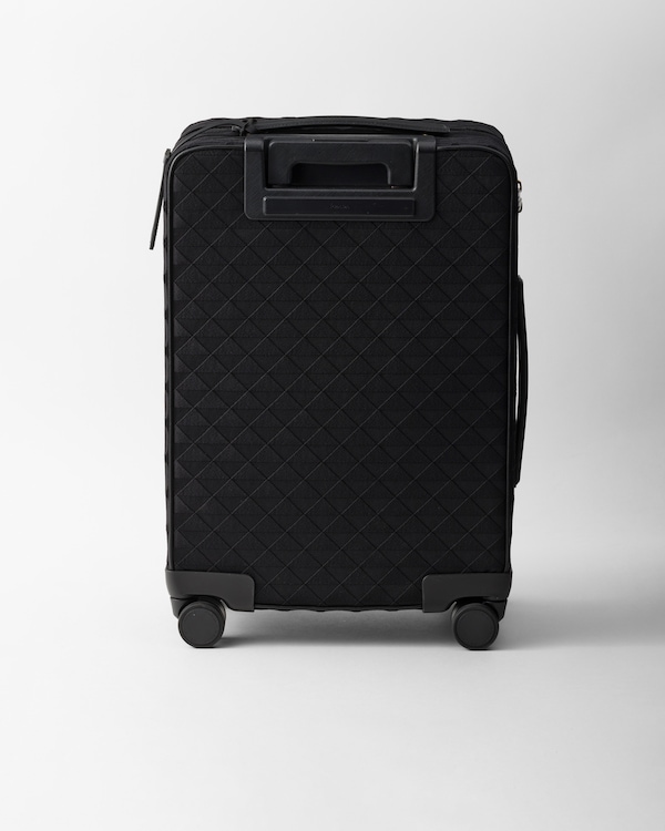 Embroidered fabric trolley Embroidered fabric trolley