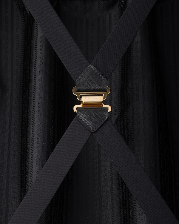 Embroidered fabric trolley Embroidered fabric trolley