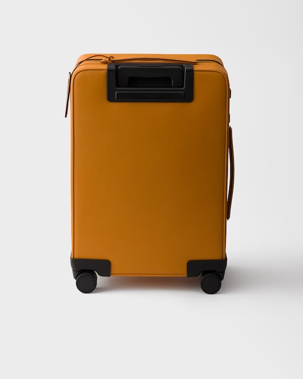 Saffiano皮革拉杆箱 - 琥珀 Saffiano皮革拉杆箱 - 琥珀