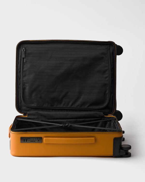 Saffiano皮革拉杆箱 - 琥珀 Saffiano皮革拉杆箱 - 琥珀