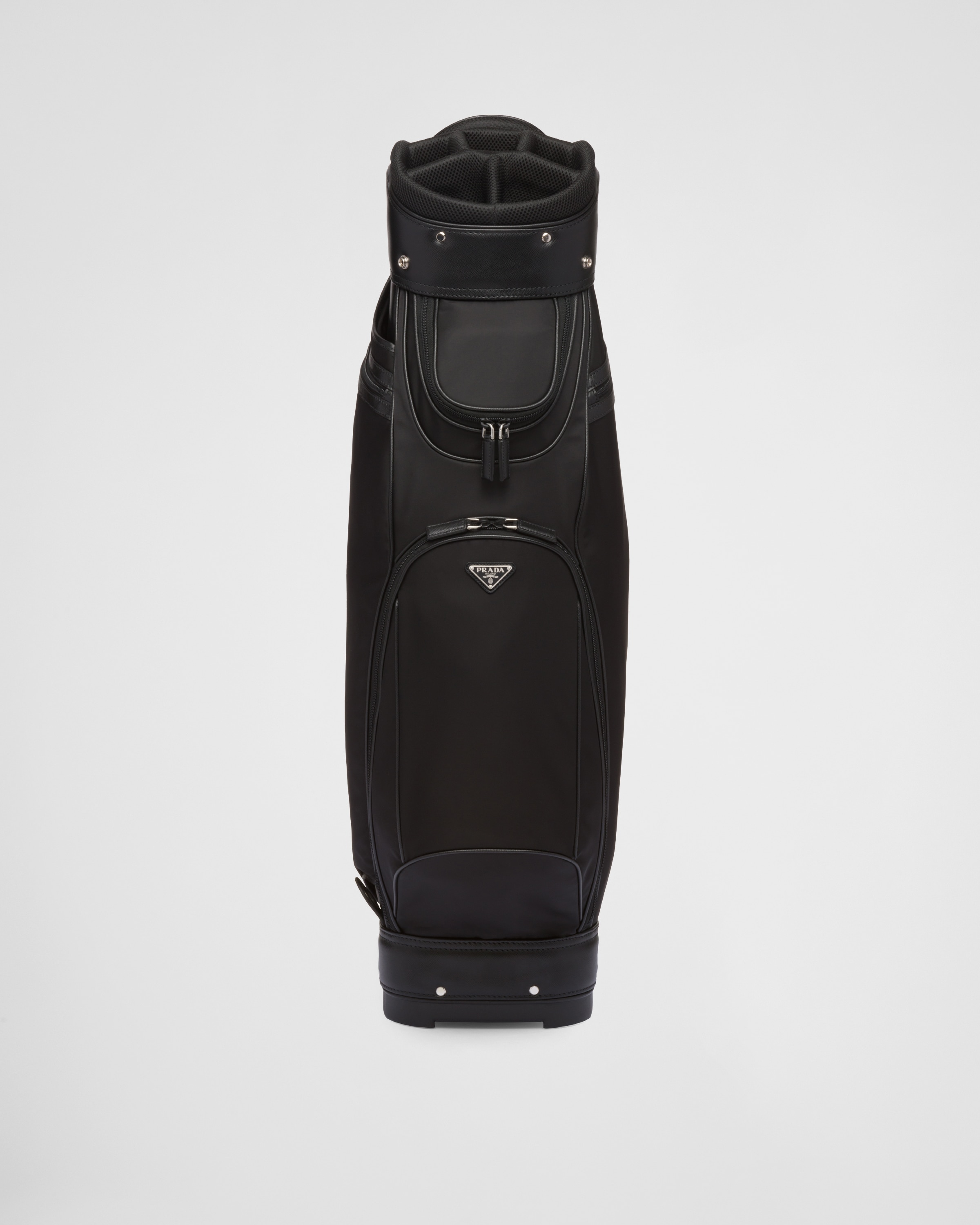 Prada Re-nylon And Saffiano Golf Bag, , Black