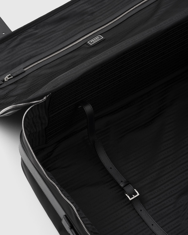 Valise en Re-Nylon et cuir Saffiano Valise en Re-Nylon et cuir Saffiano