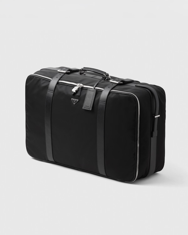 Valise en Re-Nylon et cuir Saffiano Valise en Re-Nylon et cuir Saffiano