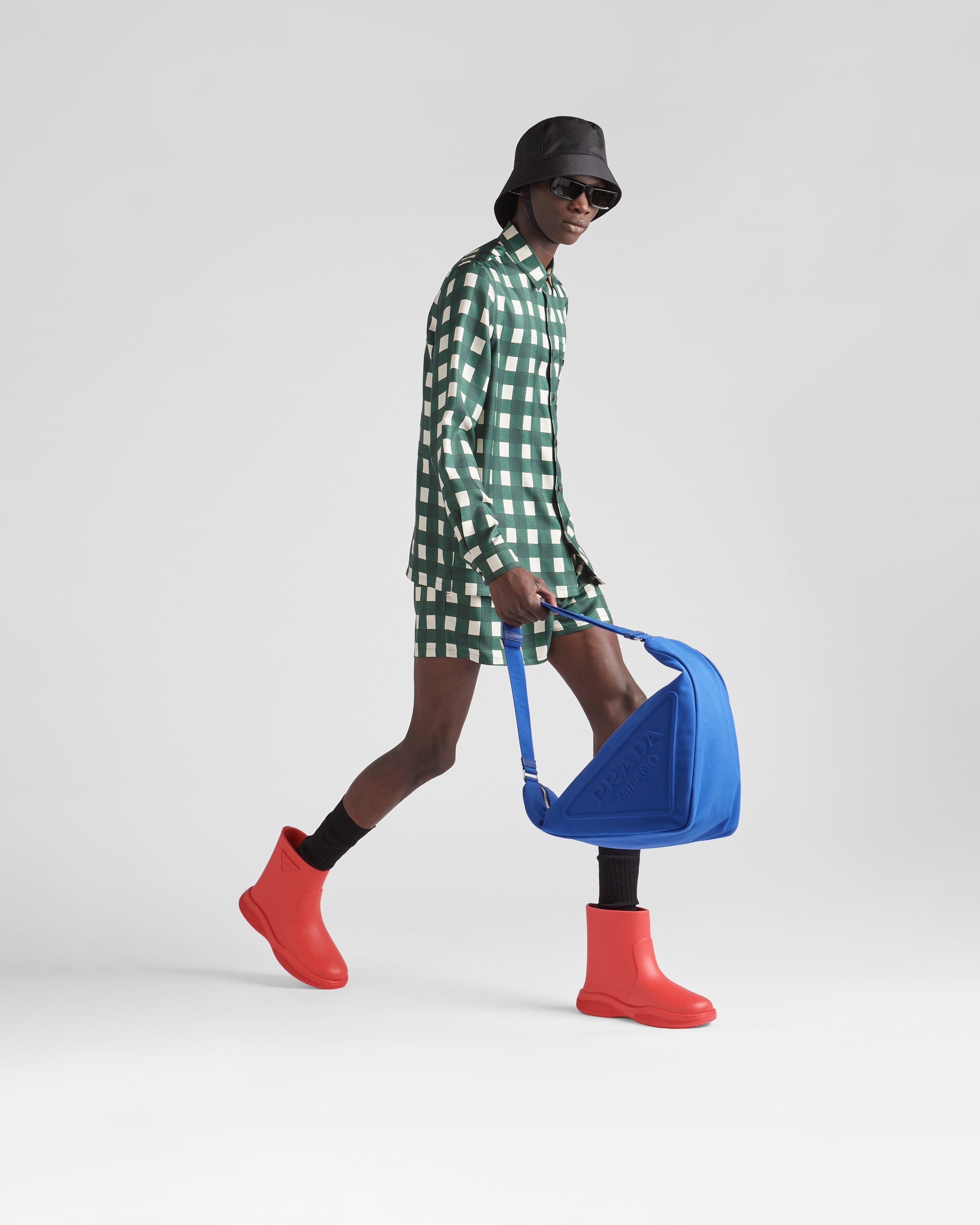 Canvas Prada Triangle bag