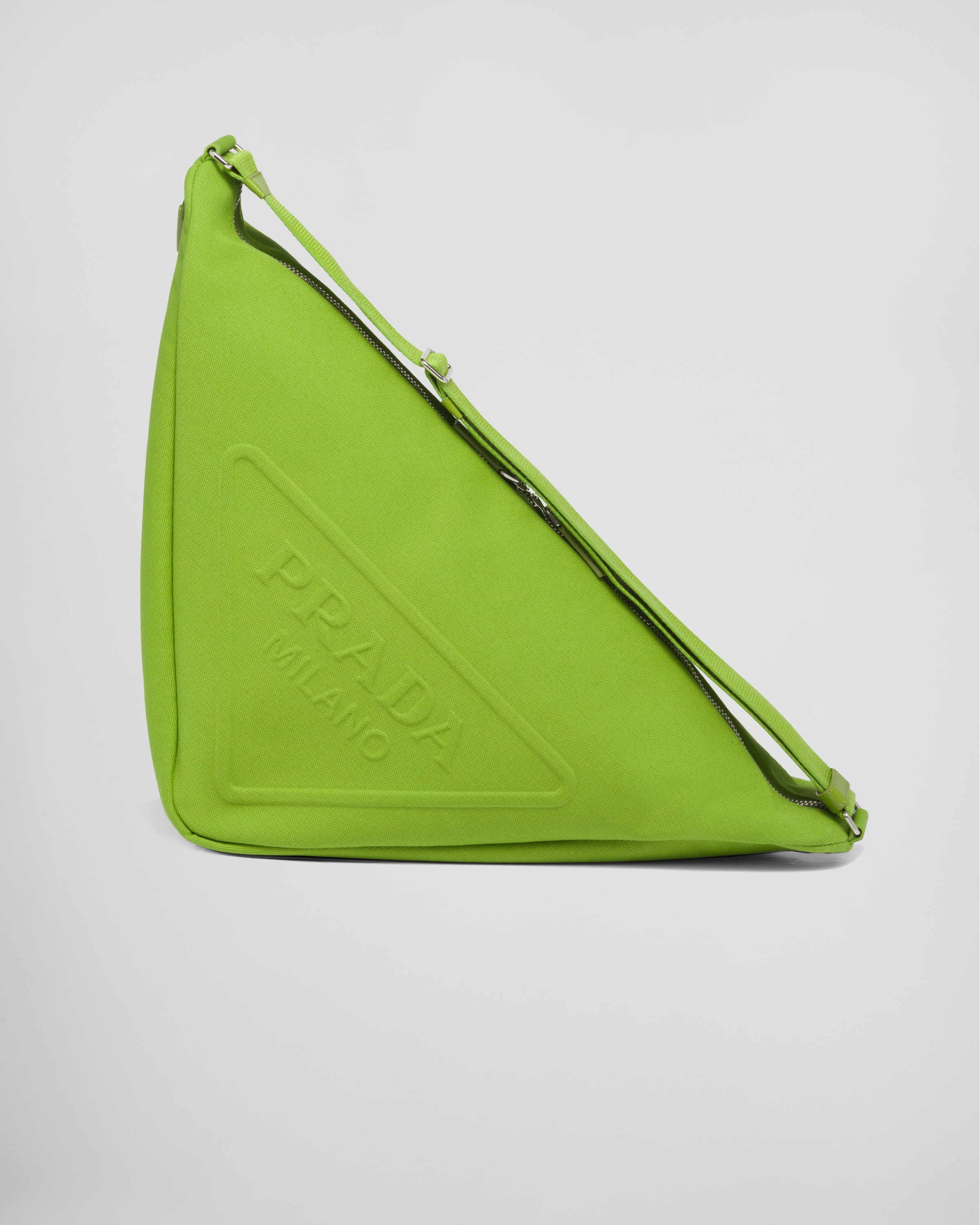 Fern Green Canvas Prada Triangle bag | Prada