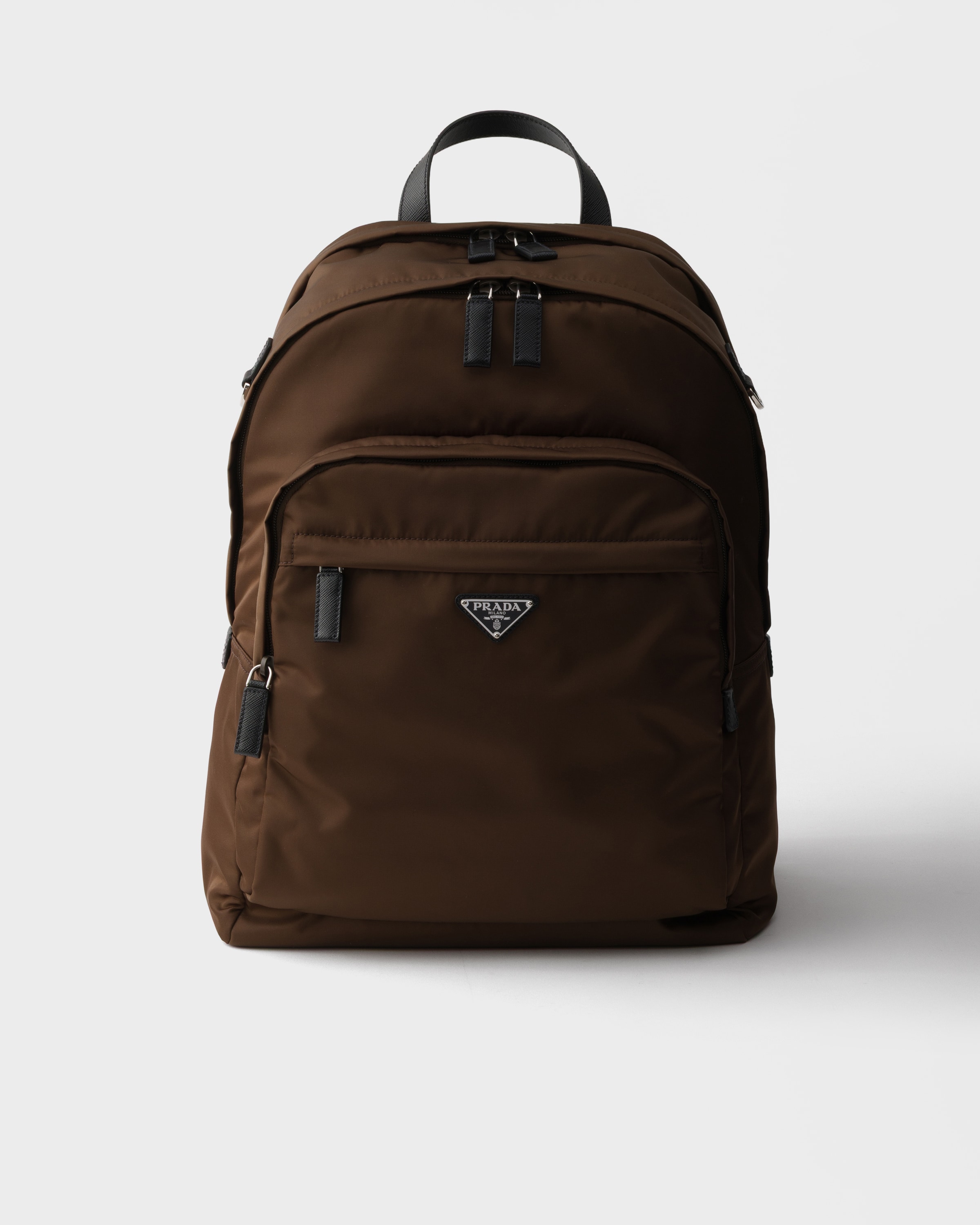 Sienna Re-nylon And Saffiano Leather Backpack | PRADA