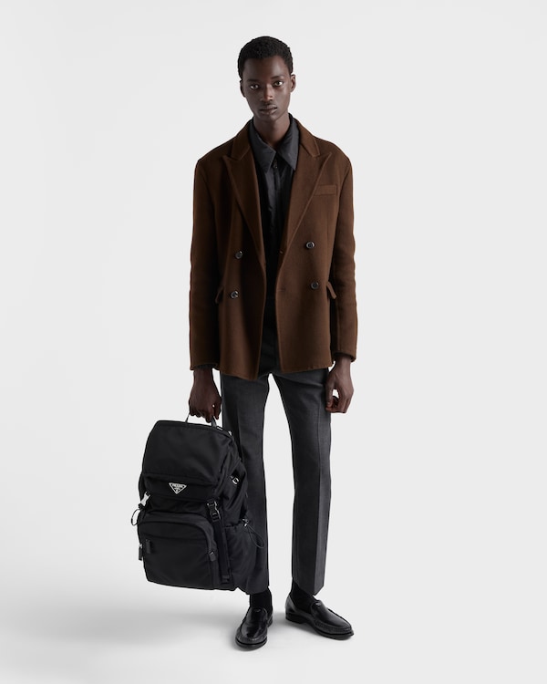 Zaino in Re-Nylon e Saffiano Zaino in Re-Nylon e Saffiano