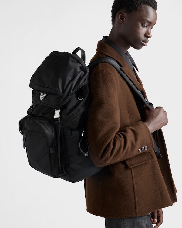 Zaino in Re-Nylon e Saffiano Zaino in Re-Nylon e Saffiano