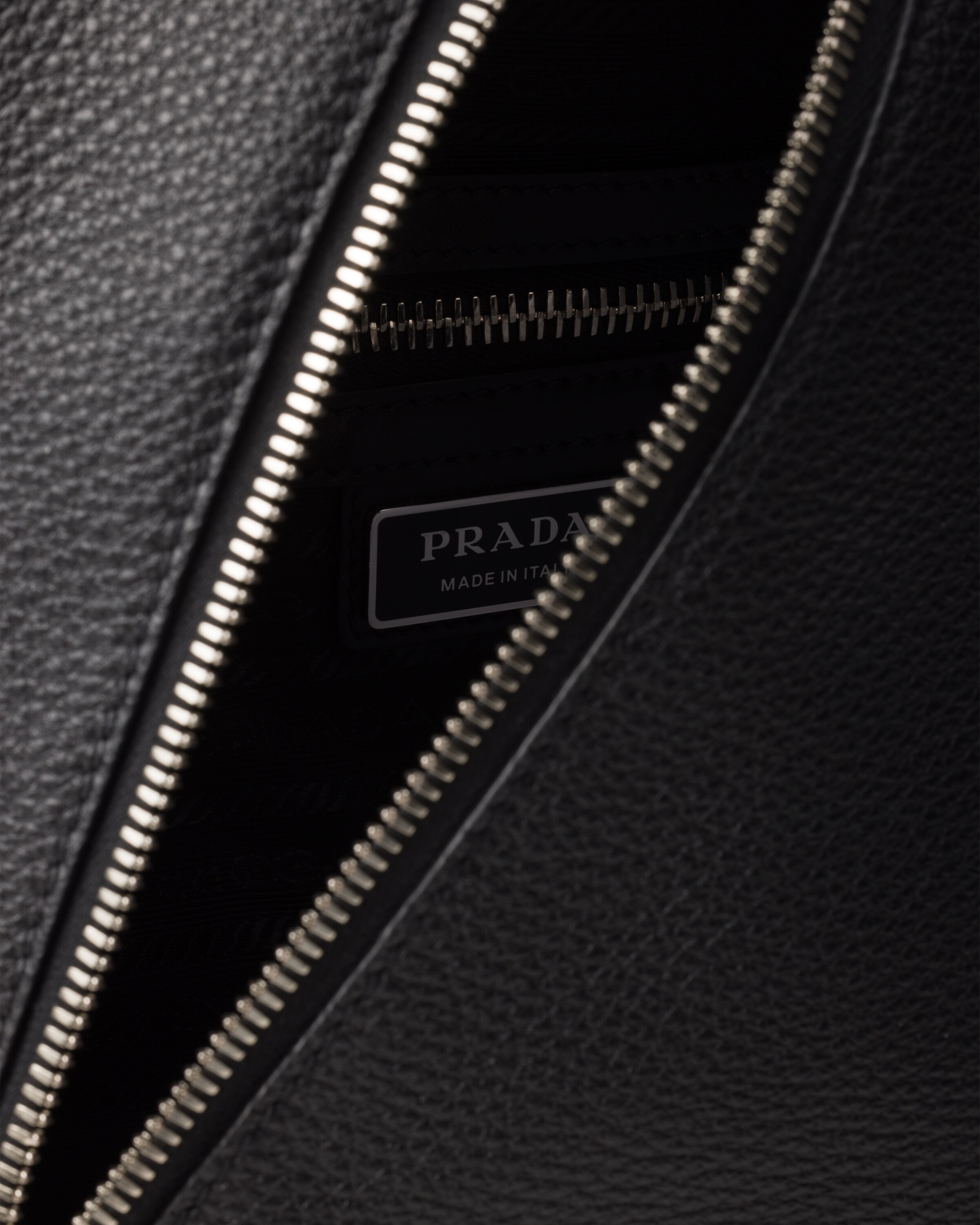 Black Prada Cross leather bag | PRADA