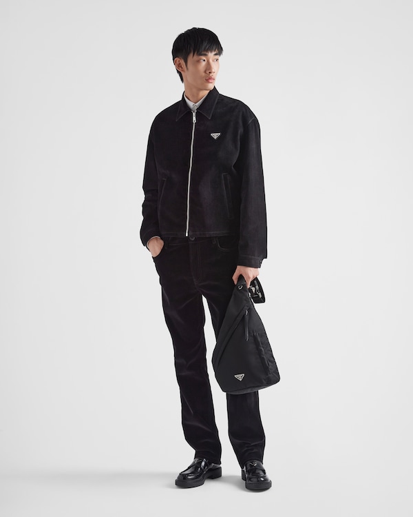 Sac à dos en Re-Nylon et cuir Sac à dos en Re-Nylon et cuir