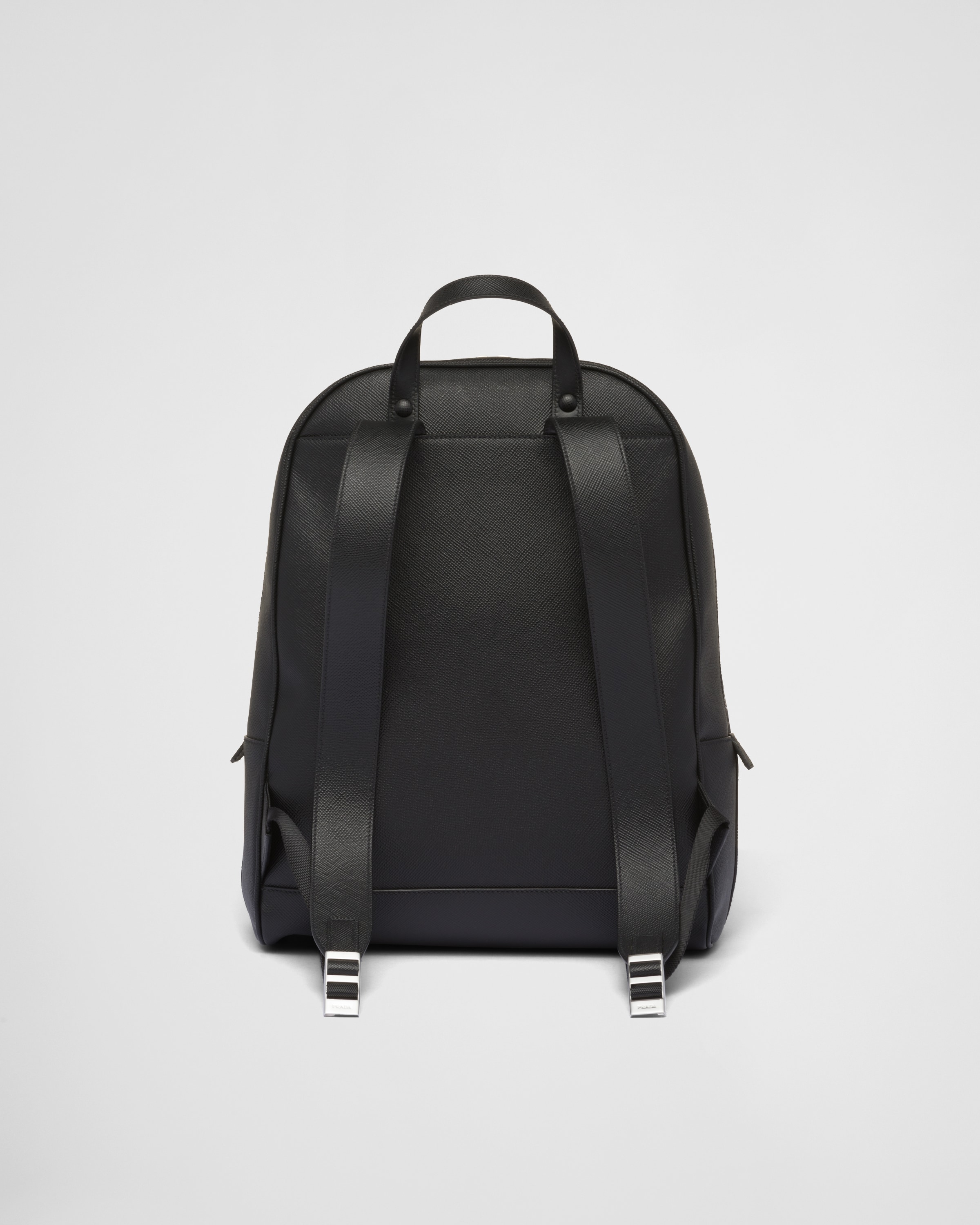 Black Saffiano Leather Backpack PRADA