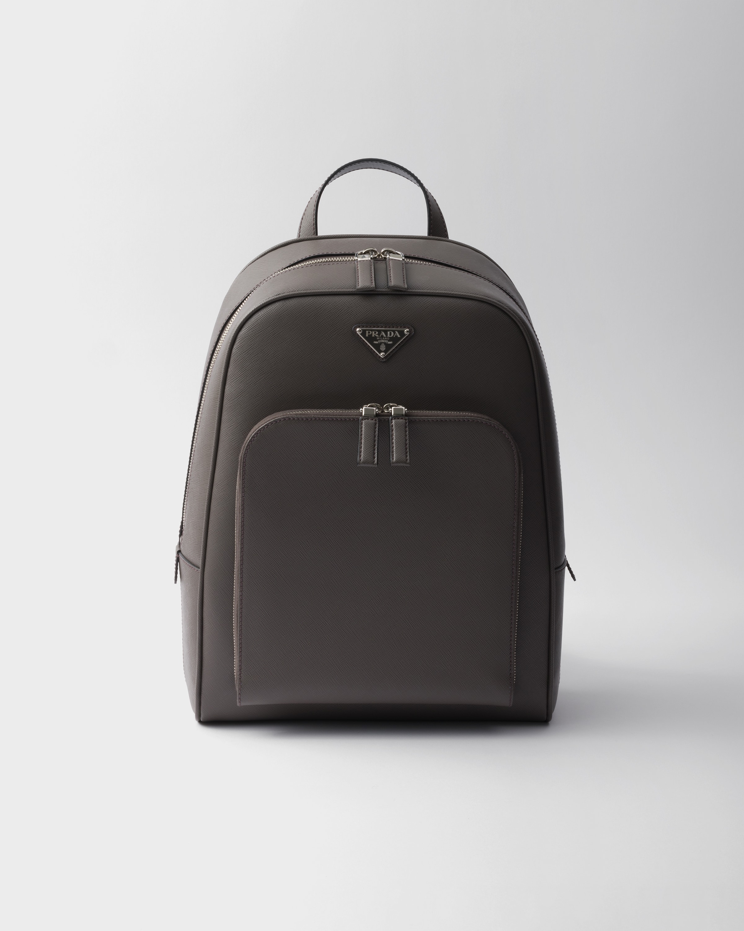 バンブー/ベージュ サフィアーノレザー バックパック | PRADA