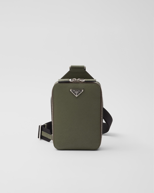 人気スポー新作 Brique Prada Green Loden Saffiano PRADA | bag leather バッグ