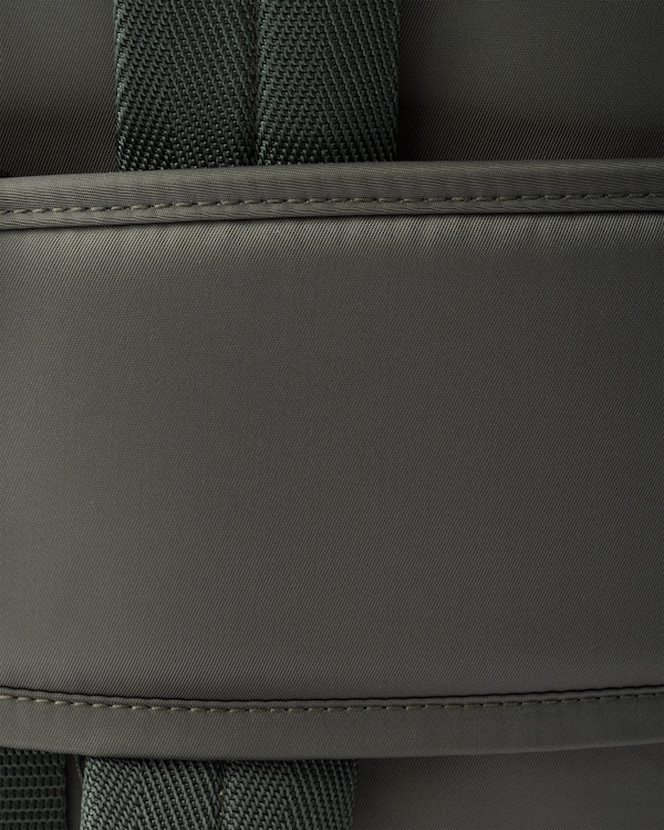 Re-Nylon and leather backpack Re-Nylon and leather backpack