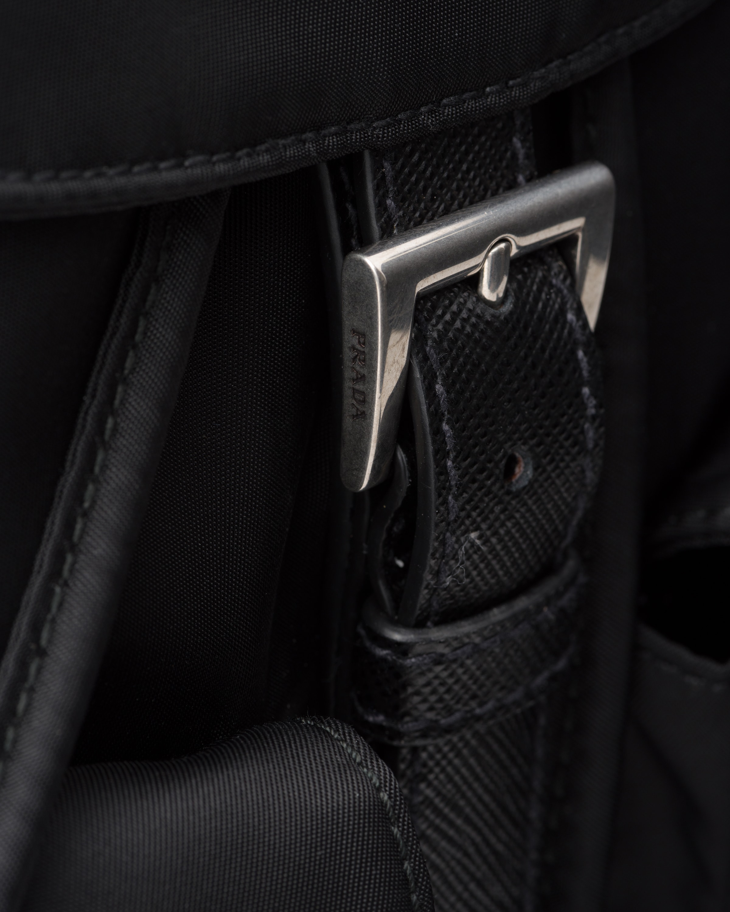 Black Re-nylon Backpack | PRADA Black Re-nylon Backpack | PRADA