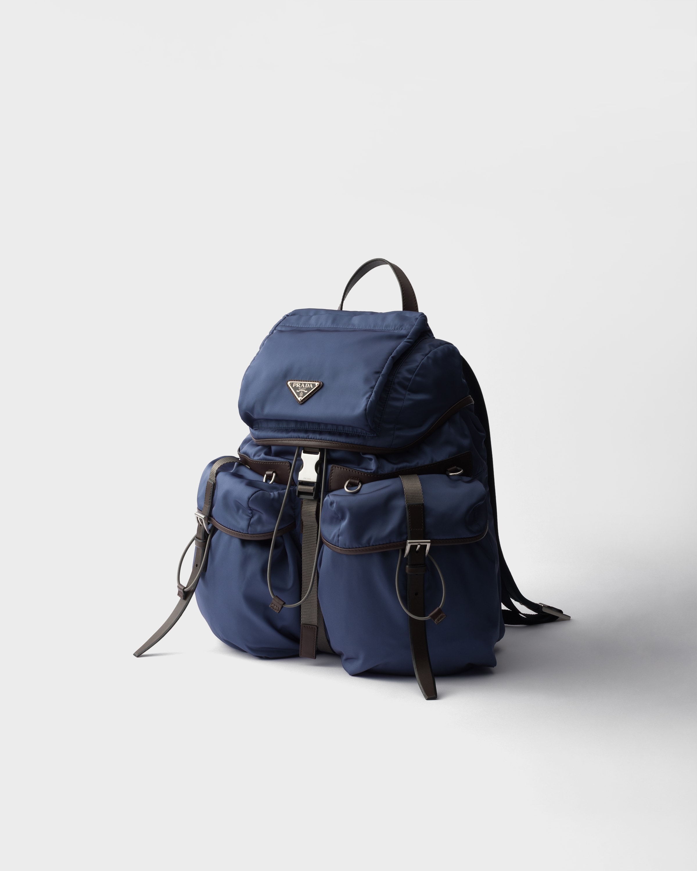 PRADA ナイロン バックパック【ランクA】 プラダ 黒 ユニセックス ナイロン ショルダーバッグ V167 PRADA