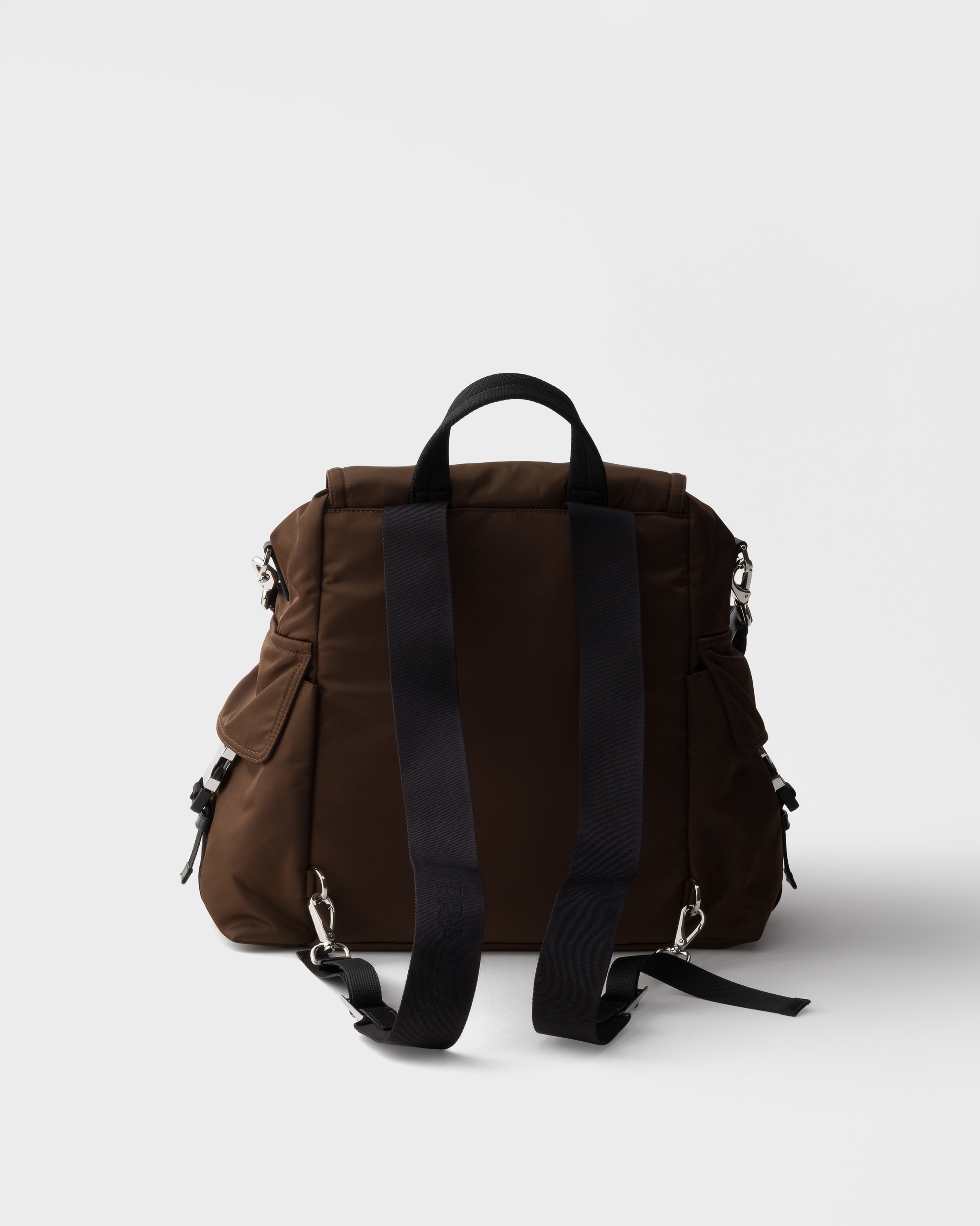 Sienna Prada Explore Re-nylon And Leather Backpack | PRADA