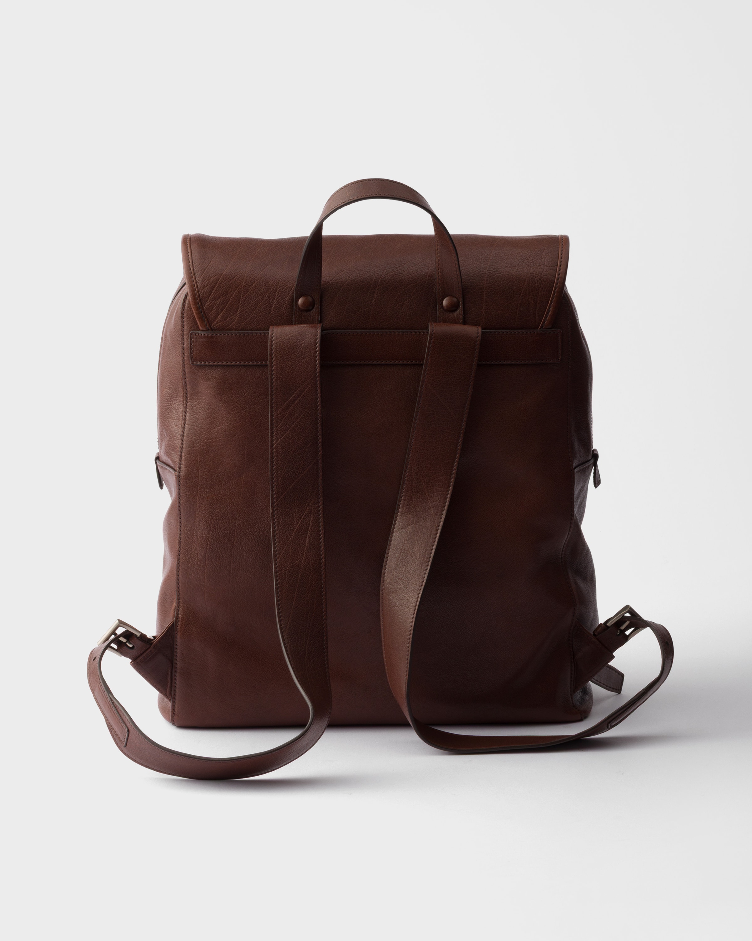 Leather backpack