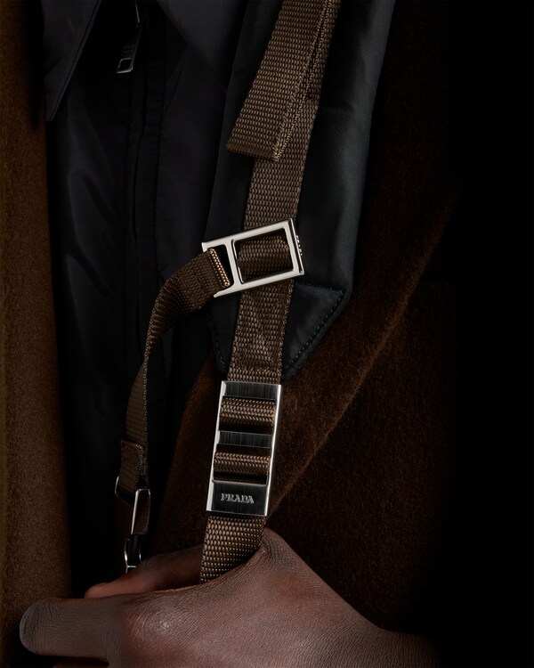 Re-Nylon backpack - Black/Burnt Re-Nylon backpack - Black/Burnt