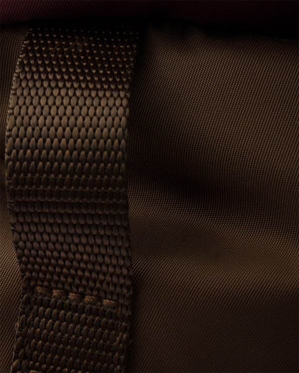 Re-Nylon and Saffiano leather backpack Re-Nylon and Saffiano leather backpack