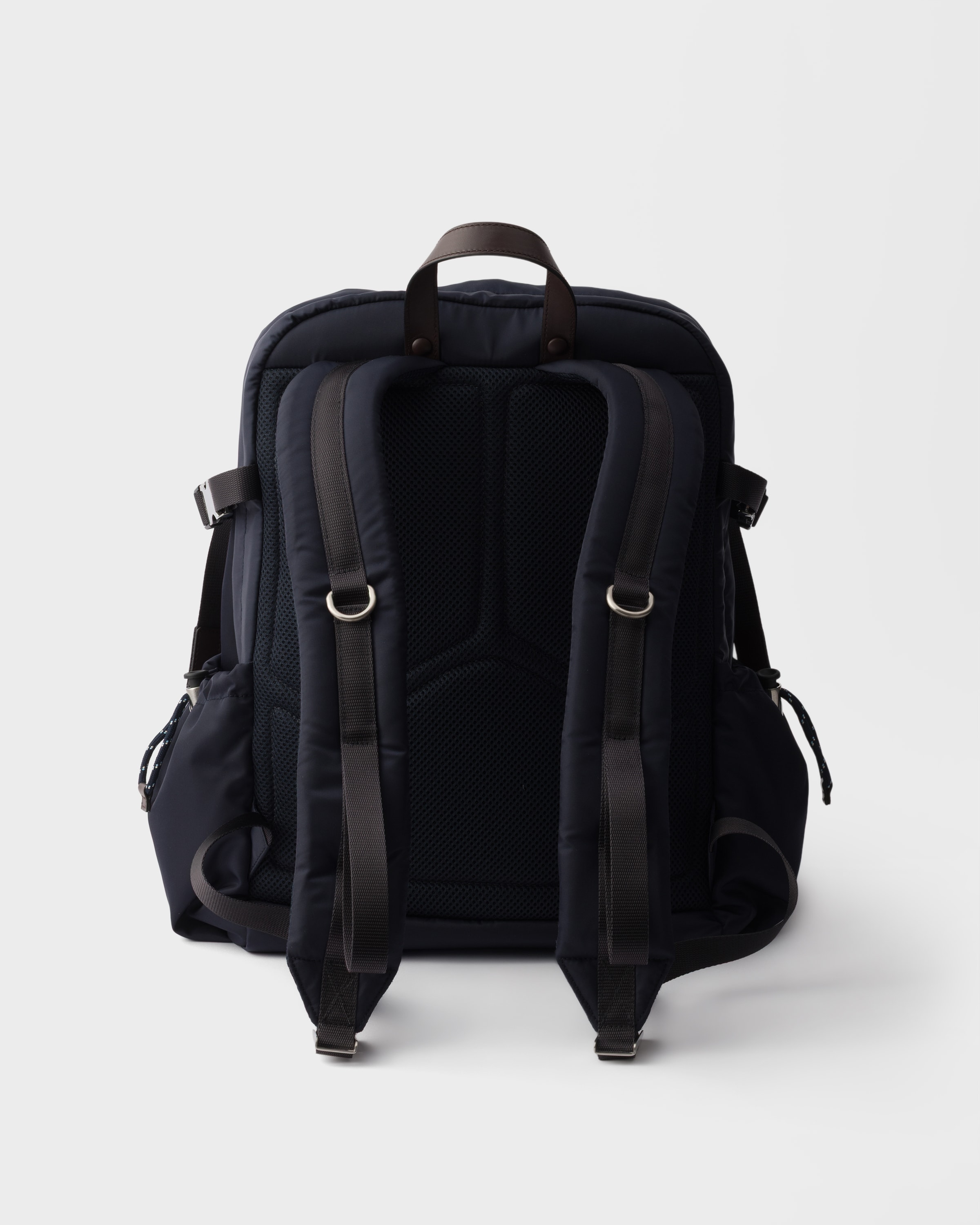 ネイビー プラダ スピードロック Re-nylon レザー バックパック | PRADA