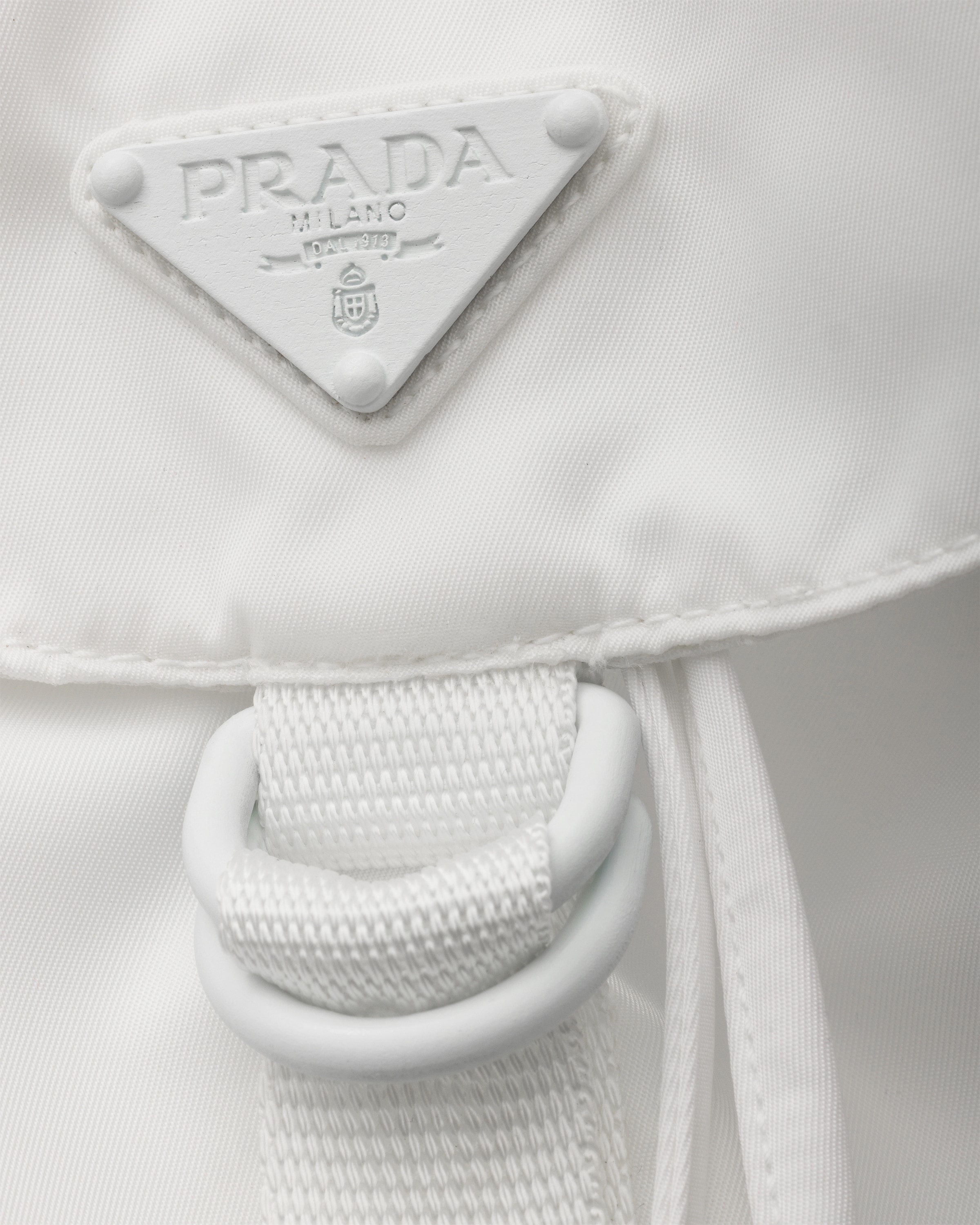 White Re-nylon Backpack | PRADA - United States