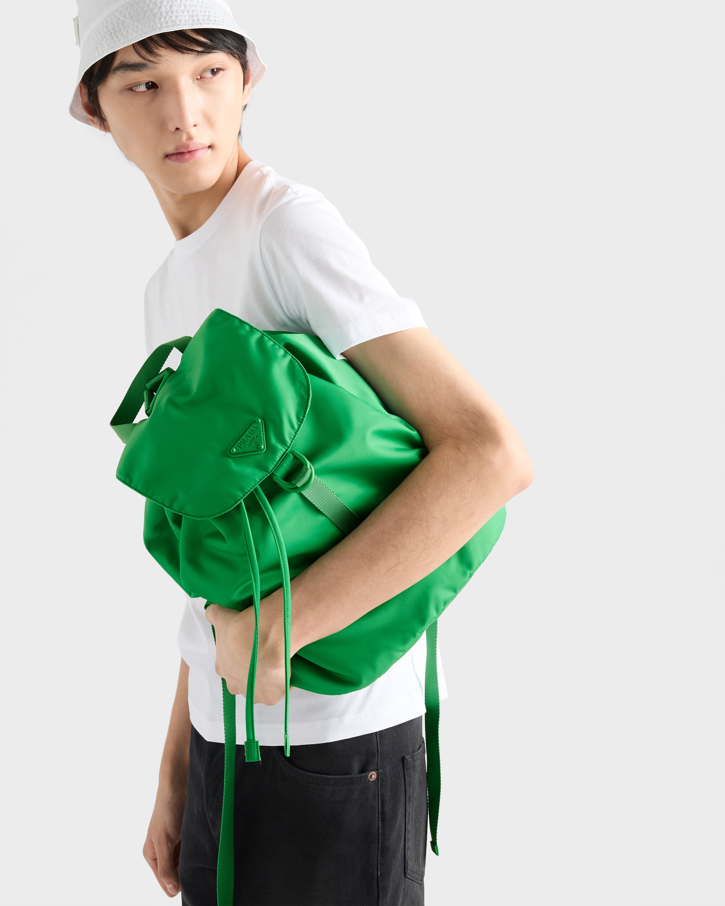 Emerald Re-nylon Backpack | PRADA - United States Emerald Re-nylon Backpack | PRADA - United States