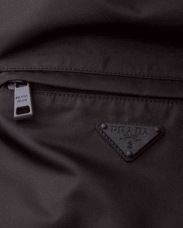 Sac à dos à cordon en Re-Nylon - Noir Sac à dos à cordon en Re-Nylon - Noir