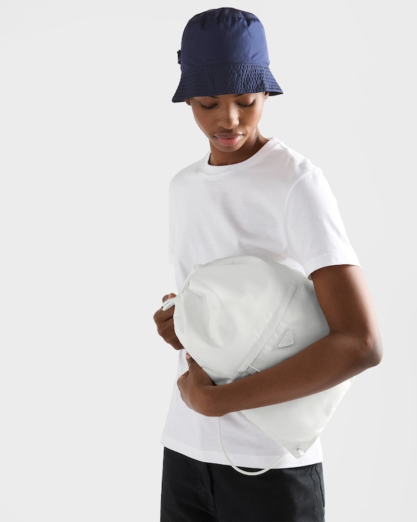 Sac à dos à cordon en Re-Nylon - Blanc Sac à dos à cordon en Re-Nylon - Blanc